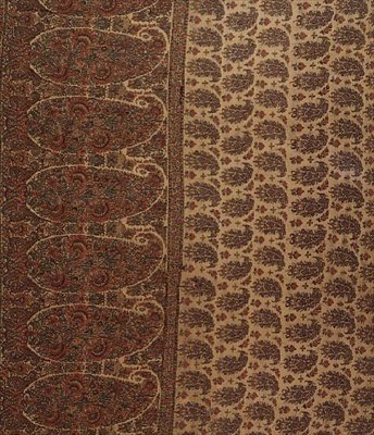 Shawl of goat fleece, Kashmir, c.1830, loom woven by Indian School
